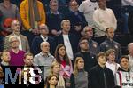 17.03.2025, Fussball, das FC Bayern Mnchen Legenden-Turnier FRANZ BECKENBAUER CUP, im SAP-Garden Mnchen. Abordnung vom VfB Stuttgart auf der Tribne, mit Guido Buchwald, Alexander Wehrle (Vorstandsvorsitzender), Rouven Kasper (Vorstand Marketing & Vertrieb)