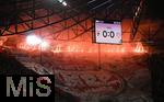 04.04.2025, Fussball 1. Bundesliga 2024/2025, 28. Spieltag, FC Augsburg - FC Bayern Mnchen, in der WWK-Arena Augsburg, Pyro und Choreo im Gstefanblock von FC Bayern Mnchen
 

