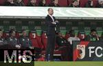 04.04.2025, Fussball 1. Bundesliga 2024/2025, 28. Spieltag, FC Augsburg - FC Bayern Mnchen, in der WWK-Arena Augsburg, Trainer Jess Thorup (FC Augsburg)
 

