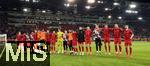 04.04.2025, Fussball 1. Bundesliga 2024/2025, 28. Spieltag, FC Augsburg - FC Bayern Mnchen, in der WWK-Arena Augsburg, Schlussjubel FC Bayern Mnchen
 

