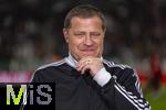 04.04.2025, Fussball 1. Bundesliga 2024/2025, 28. Spieltag, FC Augsburg - FC Bayern Mnchen, in der WWK-Arena Augsburg, Sportvorstand Max Eberl (Bayern Mnchen) beim DAZN Interview.