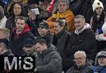 08.04.2025,  Fussball UEFA Championsleague 2024/2025: Viertelfinale Hinspiel, FC Bayern Mnchen - Inter Mailand, in der Allianz-Arena Mnchen. Torwart Manuel Neuer (FC Bayern Mnchen) mit seiner Frau auf der Tribne
  

