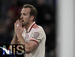 08.04.2025,  Fussball UEFA Championsleague 2024/2025: Viertelfinale Hinspiel, FC Bayern Mnchen - Inter Mailand, in der Allianz-Arena Mnchen. Harry Kane (FC Bayern Mnchen) nachdenklich.
  

