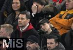 08.04.2025,  Fussball UEFA Championsleague 2024/2025: Viertelfinale Hinspiel, FC Bayern Mnchen - Inter Mailand, in der Allianz-Arena Mnchen. Torwart Manuel Neuer (FC Bayern Mnchen) mit seiner Frau auf der Tribne
  

