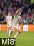 08.04.2025,  Fussball UEFA Championsleague 2024/2025: Viertelfinale Hinspiel, FC Bayern Mnchen - Inter Mailand, in der Allianz-Arena Mnchen. Thomas Mller (FC Bayern Mnchen) in Rage 