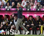 12.04.2025, Fussball 1. Bundesliga 2024/2025, 29. Spieltag,  FC Bayern Mnchen - Borussia Dortmund, in der Allianz-Arena Mnchen. Trainer Niko Kovac (Borussia Dortmund) 

