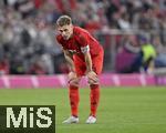 12.04.2025, Fussball 1. Bundesliga 2024/2025, 29. Spieltag,  FC Bayern Mnchen - Borussia Dortmund, in der Allianz-Arena Mnchen. Joshua Kimmich (FC Bayern Mnchen) ist enttuscht.

