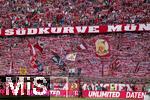 12.04.2025, Fussball 1. Bundesliga 2024/2025, 29. Spieltag,  FC Bayern Mnchen - Borussia Dortmund, in der Allianz-Arena Mnchen.  Sdkurve Mnchen 
