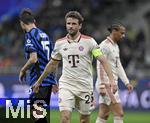 16.04.2025,  Fussball UEFA Championsleague 2024/2025: Viertelfinale Rckspiel, Inter Mailand - FC Bayern Mnchen, im Giuseppe Meazza Stadion (Mailand), Thomas Mller (FC Bayern Mnchen) 

