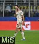 16.04.2025,  Fussball UEFA Championsleague 2024/2025: Viertelfinale Rckspiel, Inter Mailand - FC Bayern Mnchen, im Giuseppe Meazza Stadion (Mailand), Thomas Mller (FC Bayern Mnchen) enttuscht.

