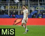 16.04.2025,  Fussball UEFA Championsleague 2024/2025: Viertelfinale Rckspiel, Inter Mailand - FC Bayern Mnchen, im Giuseppe Meazza Stadion (Mailand), 
Thomas Mller (FC Bayern Mnchen) enttuscht
