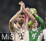 16.04.2025,  Fussball UEFA Championsleague 2024/2025: Viertelfinale Rckspiel, Inter Mailand - FC Bayern Mnchen, im Giuseppe Meazza Stadion (Mailand), Thomas Mller (FC Bayern Mnchen) ist traurig

