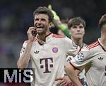 16.04.2025,  Fussball UEFA Championsleague 2024/2025: Viertelfinale Rckspiel, Inter Mailand - FC Bayern Mnchen, im Giuseppe Meazza Stadion (Mailand), Thomas Mller (FC Bayern Mnchen) ist traurig

