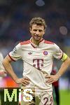 16.04.2025,  Fussball UEFA Championsleague 2024/2025: Viertelfinale Rckspiel, Inter Mailand - FC Bayern Mnchen, im Giuseppe Meazza Stadion (Mailand), Frust nach dem Ausscheiden, Thomas Mller (FC Bayern Mnchen) 

