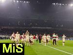 16.04.2025,  Fussball UEFA Championsleague 2024/2025: Viertelfinale Rckspiel, Inter Mailand - FC Bayern Mnchen, im Giuseppe Meazza Stadion (Mailand), Die Bayern Spieler sind nach dem Spiel enttuscht.


