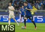 16.04.2025,  Fussball UEFA Championsleague 2024/2025: Viertelfinale Rckspiel, Inter Mailand - FC Bayern Mnchen, im Giuseppe Meazza Stadion (Mailand) Benjamin Pavard (Inter Mailand) am Ball.

