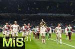 16.04.2025,  Fussball UEFA Championsleague 2024/2025: Viertelfinale Rckspiel, Inter Mailand - FC Bayern Mnchen, im Giuseppe Meazza Stadion (Mailand) Die Bayern Spieler sind nach dem Spiel traurig. 

