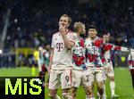 16.04.2025,  Fussball UEFA Championsleague 2024/2025: Viertelfinale Rckspiel, Inter Mailand - FC Bayern Mnchen, im Giuseppe Meazza Stadion (Mailand) Die Bayern Spieler sind nach dem Spiel traurig. Hier Harry Kane (FC Bayern Mnchen) 

