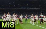 16.04.2025,  Fussball UEFA Championsleague 2024/2025: Viertelfinale Rckspiel, Inter Mailand - FC Bayern Mnchen, im Giuseppe Meazza Stadion (Mailand) Die Bayern Spieler sind nach dem Spiel traurig

