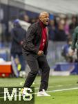 16.04.2025,  Fussball UEFA Championsleague 2024/2025: Viertelfinale Rckspiel, Inter Mailand - FC Bayern Mnchen, im Giuseppe Meazza Stadion (Mailand), Trainer Vincent Kompany (FC Bayern Mnchen) in Rage

