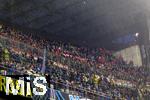 16.04.2025,  Fussball UEFA Championsleague 2024/2025: Viertelfinale Rckspiel, Inter Mailand - FC Bayern Mnchen, im Giuseppe Meazza Stadion (Mailand). Bayernfans 