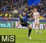 16.04.2025,  Fussball UEFA Championsleague 2024/2025: Viertelfinale Rckspiel, Inter Mailand - FC Bayern Mnchen, im Giuseppe Meazza Stadion (Mailand), Mehdi Taremi (Inter Mailand) am Ball 