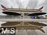 16.04.2025,  Fussball UEFA Championsleague 2024/2025: Viertelfinale Rckspiel, Inter Mailand - FC Bayern Mnchen, Aussenansicht Stadion San Siro. 