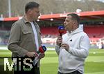 19.04.2025, Fussball 1. Bundesliga 2024/2025, 30. Spieltag, 1.FC Heidenheim - FC Bayern Mnchen, in der Voith-Arena Heidenheim. Sportvorstand Max Eberl (Bayern Mnchen) beim Interview


