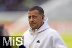 19.04.2025, Fussball 1. Bundesliga 2024/2025, 30. Spieltag, 1.FC Heidenheim - FC Bayern Mnchen, in der Voith-Arena Heidenheim. Sportvorstand Max Eberl (Bayern Mnchen) 