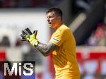 19.04.2025, Fussball 1. Bundesliga 2024/2025, 30. Spieltag, 1.FC Heidenheim - FC Bayern Mnchen, in der Voith-Arena Heidenheim. Torwart Kevin Mller (1. FC Heidenheim 1846) 