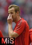 26.04.2025, Fussball 1. Bundesliga 2024/2025, 31. Spieltag,  FC Bayern Mnchen - 1.FSV Mainz 05, in der Allianz-Arena Mnchen. Harry Kane (FC Bayern Mnchen) unzufrieden.


