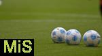 26.04.2025, Fussball 1. Bundesliga 2024/2025, 31. Spieltag,  FC Bayern Mnchen - 1.FSV Mainz 05, in der Allianz-Arena Mnchen. Der Spielball Derbystar liegt am Boden bereit.


