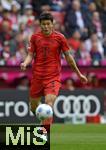 26.04.2025, Fussball 1. Bundesliga 2024/2025, 31. Spieltag,  FC Bayern Mnchen - 1.FSV Mainz 05, in der Allianz-Arena Mnchen. Min-jae Kim (Bayern Mnchen, Minjae Kim) am Ball.


