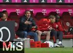 26.04.2025, Fussball 1. Bundesliga 2024/2025, 31. Spieltag,  FC Bayern Mnchen - 1.FSV Mainz 05, in der Allianz-Arena Mnchen. Sportdirektor Christoph Freund (Bayern Mnchen) in Rage


