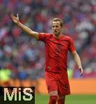 26.04.2025, Fussball 1. Bundesliga 2024/2025, 31. Spieltag,  FC Bayern Mnchen - 1.FSV Mainz 05, in der Allianz-Arena Mnchen. Harry Kane (FC Bayern Mnchen) ist unzufrieden


