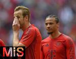 26.04.2025, Fussball 1. Bundesliga 2024/2025, 31. Spieltag,  FC Bayern Mnchen - 1.FSV Mainz 05, in der Allianz-Arena Mnchen. Harry Kane (FC Bayern Mnchen) ist unzufrieden


