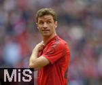 26.04.2025, Fussball 1. Bundesliga 2024/2025, 31. Spieltag,  FC Bayern Mnchen - 1.FSV Mainz 05, in der Allianz-Arena Mnchen. Thomas Mller (FC Bayern Mnchen) nachdenklich.


