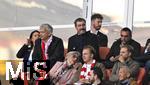 10.05.2025, Fussball 1. Bundesliga 2024/2025, 33. Spieltag, FC Bayern Mnchen - Borussia Mnchengladbach, in der Allianz-Arena Mnchen. Ministerprsident Markus Sder auf der Tribne

