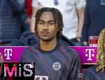 10.05.2025, Fussball 1. Bundesliga 2024/2025, 33. Spieltag,  FC Bayern Mnchen - Borussia Mnchengladbach, in der Allianz-Arena Mnchen. Ersatzspieler, Jonah Kusi-Asare (Bayern Mnchen), 