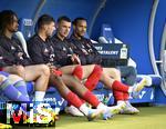 17.05.2025, Fussball 1. Bundesliga 2024/2025, 34. Spieltag,  TSG 1899 Hoffenheim - FC Bayern Mnchen, In der Pre-Zero-Arena Sinsheim. Leroy Sane (Bayern Mnchen) auf der Ersatzbank

