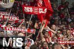 17.05.2025, Fussball 1. Bundesliga 2024/2025, 34. Spieltag,  TSG 1899 Hoffenheim - FC Bayern Mnchen, In der Pre-Zero-Arena Sinsheim.  FCB Fans 