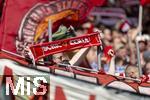17.05.2025, Fussball 1. Bundesliga 2024/2025, 34. Spieltag,  TSG 1899 Hoffenheim - FC Bayern Mnchen, In der Pre-Zero-Arena Sinsheim.  FCB Fans 