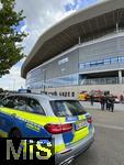 17.05.2025, Fussball 1. Bundesliga 2024/2025, 34. Spieltag,  TSG 1899 Hoffenheim - FC Bayern Mnchen, In der Pre-Zero-Arena Sinsheim.  Aussenansicht Stadion.