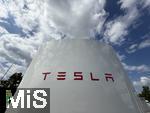 19.05.2025, Tesla-Supercharger in Leonberg, Baden Wrttemberg, 