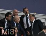 31.05.2025,  Fussball UEFA Championsleague Finale 2025:  Paris St. Germain - Inter Mailand, in der Allianz-Arena Mnchen.   UEFA Prsident Aleksander Ceferin und Gianni Infantiono (Italien).
  

