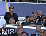 31.05.2025,  Fussball UEFA Championsleague Finale 2025:  Paris St. Germain - Inter Mailand, in der Allianz-Arena Mnchen.   Sportdirektor Christoph Freund (Bayern Mnchen) etwas wehmtig
  

