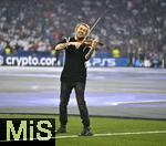 31.05.2025,  Fussball UEFA Championsleague Finale 2025:  Paris St. Germain - Inter Mailand, in der Allianz-Arena Mnchen.   David Garret spielt
     

