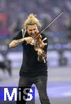 31.05.2025,  Fussball UEFA Championsleague Finale 2025:  Paris St. Germain - Inter Mailand, in der Allianz-Arena Mnchen. Erffnungs-Show mit dem Stargeiger David Garrett (Deutschland) auf dem Spielfeld.
