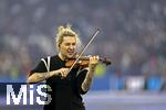 31.05.2025,  Fussball UEFA Championsleague Finale 2025:  Paris St. Germain - Inter Mailand, in der Allianz-Arena Mnchen. Erffnungs-Show mit dem Stargeiger David Garrett (Deutschland) auf dem Spielfeld.
