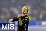 31.05.2025,  Fussball UEFA Championsleague Finale 2025:  Paris St. Germain - Inter Mailand, in der Allianz-Arena Mnchen. Erffnungs-Show mit dem Stargeiger David Garrett (Deutschland) auf dem Spielfeld.
